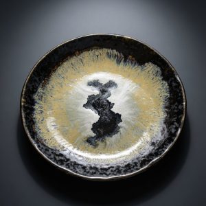 Japanese "Nebula" Galaxy Glaze Artistic Plate 【星雲幻境】天目風流釉・藝術圓盤 / 飾品盤