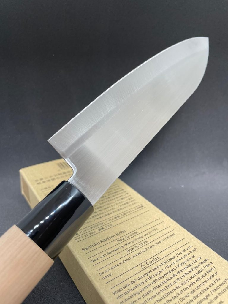 Authentic "Seki City" Japanese Santoku Knife 日本關市製・木柄三德包丁