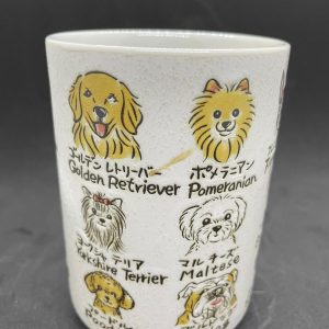Japanese "Dog Lovers" Illustrated Tea Cup / Mug 【愛犬圖鑑】日式手繪風・狗狗湯吞杯 / 禮物杯