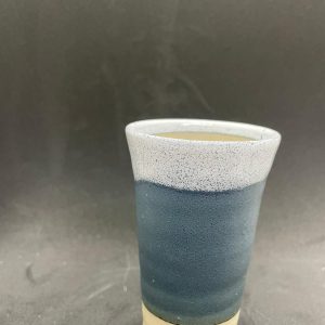Japanese "Snow Top" Two-Tone Glazed Beaker / Beer Tumbler【雪頂藍灰】日式雙色釉・陶製啤酒杯 / 茶杯
